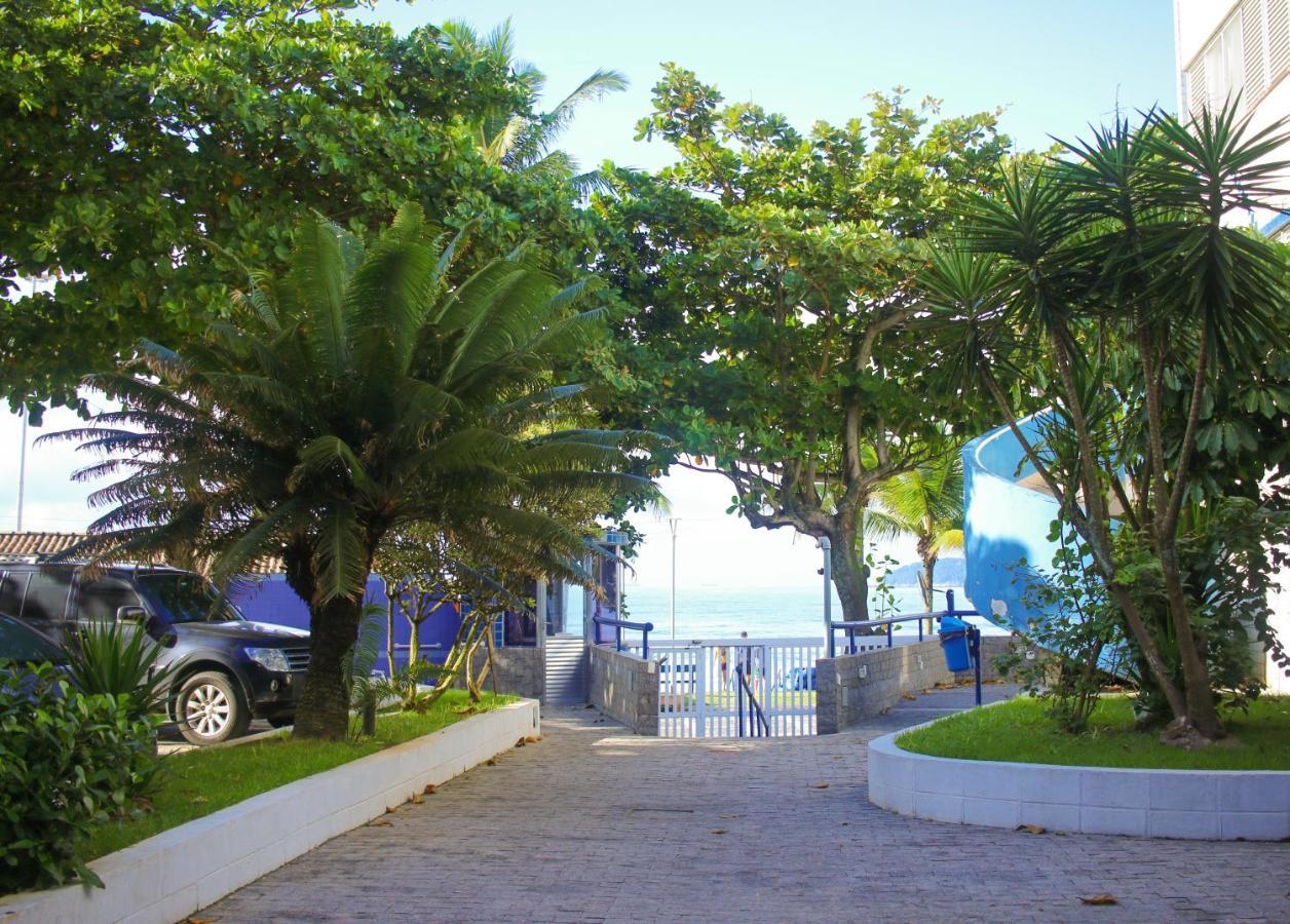 Frente Pro Mar - B - Praia Do Tombo - Beachfront Lägenhet Guarujá Exteriör bild